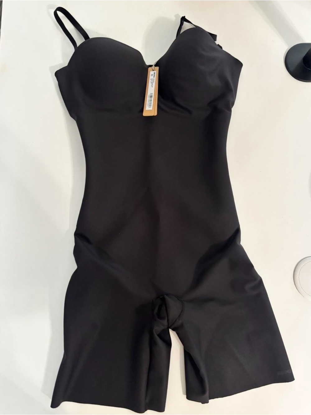 Skims core sculpt underwire bodysuit mid thighs size